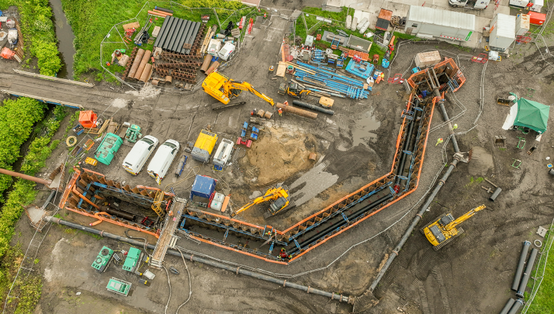 Tackling depth and groundwater in Scottish Water pipeline upgrade
